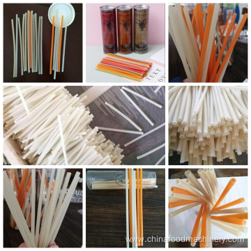Edible Straw Machine/ Rice flour straw process line